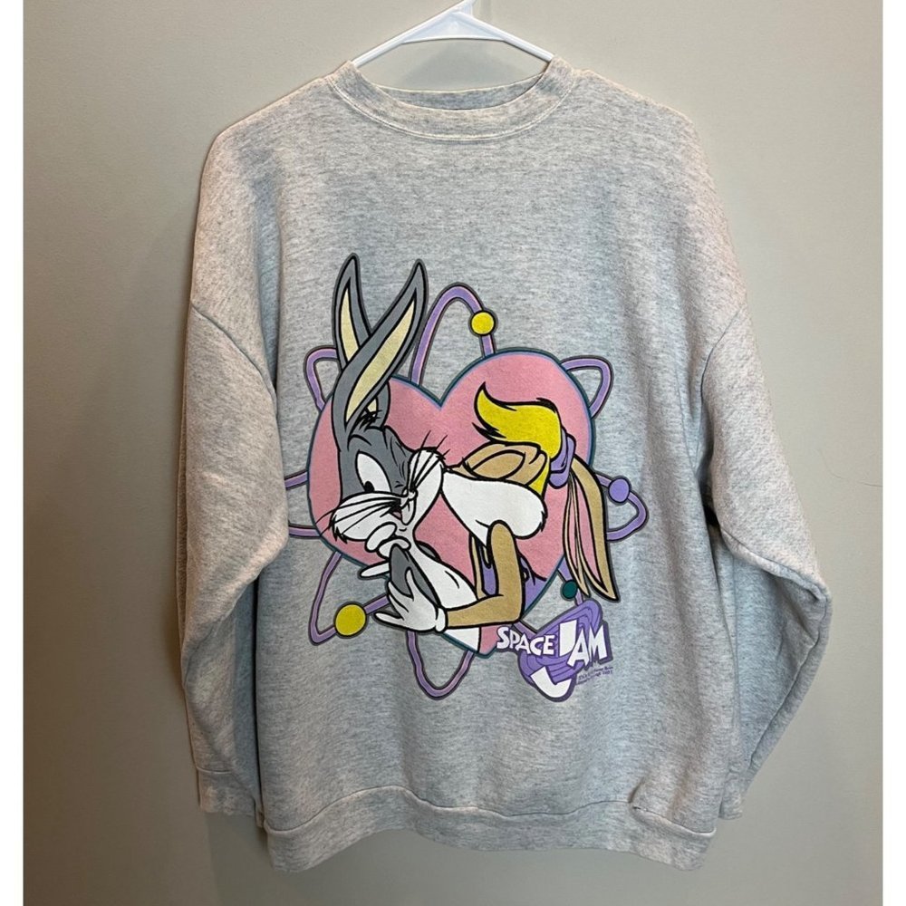 Vintage 1992 Space Jam Bugs Bunny Sweatshirt Size XL